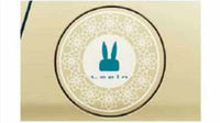 "Lapin" Genuine HE33S Fuel Lid Decal Natural Cute 1 Piece Parts Genuine Suzuki Parts Sticker Seal One Point Lapin Option Accessories Supplies 