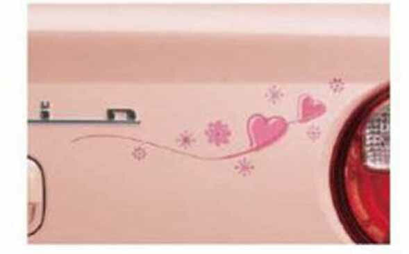 "Lapin" Genuine HE33S Back Door Decal Girly Elegant *Sticker Only Parts Genuine Suzuki Parts Sticker Seal One Point Lapin Option Accessories Supplies 