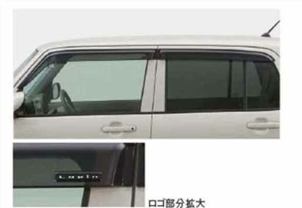 "Lapin" Genuine HE33S Door Visor *Set of 4 pieces for 1 car Parts Genuine Suzuki parts Side visor Rain shield Rain shield lapin Options Accessories Supplies 