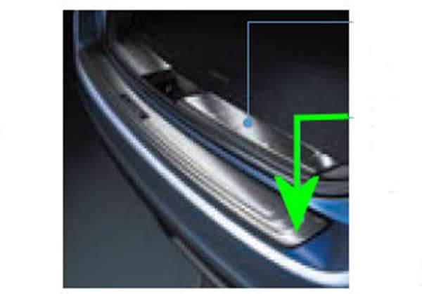 "Levorg" Genuine VM4 VMG Cargo Step Panel (Stainless Steel) Parts Genuine Subaru Parts Rear Bumper Garnish Rear Bumper Cover Options Accessories Supplies 