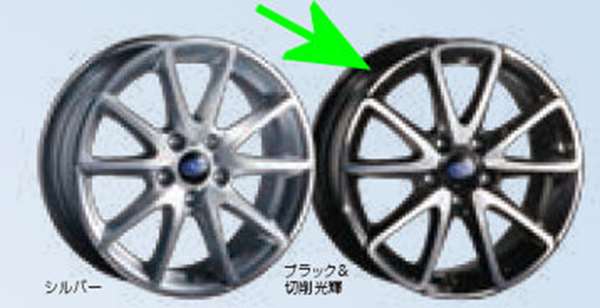 "Levorg" Genuine VM4 VMG SAA 17-inch aluminum wheels 4-wheel set Black &amp; Shiny cutting parts Genuine Subaru parts Reliable genuine products Options Accessories Supplies 