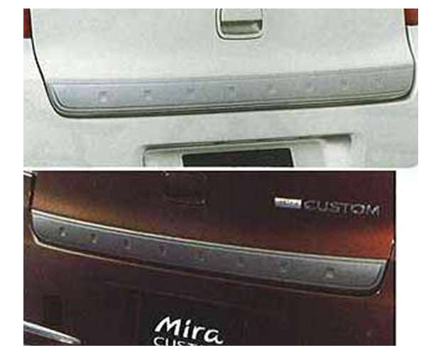『ミラ』 純正 S321G S331G バックドアガーニッシュ パーツ ダイハツ純正部品 mira オプション アクセサリー 用品