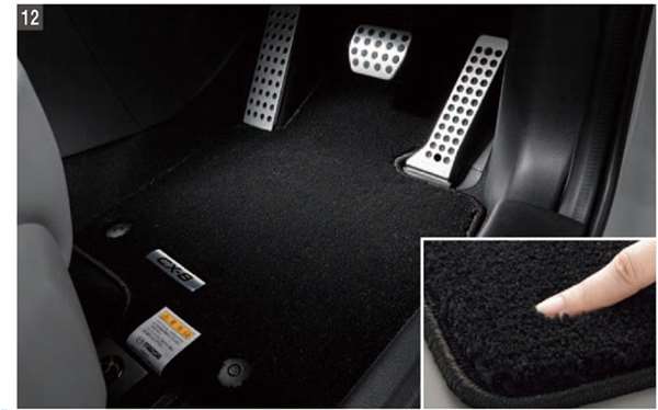 "CX-8" Genuine KG2P floor mat (premium) with deodorizing function Spacer only *Body sold separately Parts Genuine Mazda parts Floor carpet Car mat Carpet mat Options Accessories Supplies 