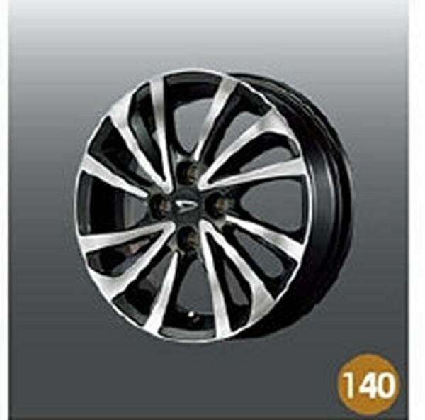 『タント』 純正 la650s la660s アルミホイール（15インチ・12本スポーク・ガンメタポリッシュタイプ） パーツ ダイハツ純正部品 安心の純正品 オプション アクセサリー 用品