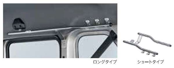 『N-VAN』 純正 ＪＪ1 JJ2 ルーフインナーサイドパイプ(左右セット) ショートタイプ のみ パーツ ホンダ純正部品 オプション アクセサリー 用品