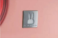 『ラパン』 純正 HE33S Lapin エンブレム パーツ スズキ純正部品 メッキ ドレスアップ ワンポイント オプション アクセサリー 用品