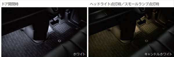『N-BOX』 純正 JF3 JF4 フットライト ※フロント用左右セット パーツ ホンダ純正部品 オプション アクセサリー 用品
