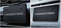 「Crosstrek」正品 GUD GUE 車牌底座 *2 件套，前後 1 輛車 零件 正品斯巴魯零件 車架號 輪圈 車牌輪圈選項 配件用品