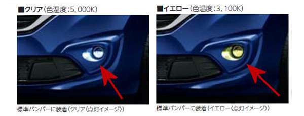 フリード・フリード+ 標準バンパー用 LED／ハロゲンフォグライトのフォグライトガーニッシュのみ ＊本体と取付アタッチメントは別売 ホンダ純正部品