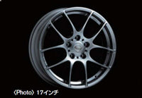 「Leaf」正品 AZE0 BBS 鍛造輕質深色鍍鉻輪圈 17 x 6.5J，45 個鑲嵌件 正品日產零件 leaf 選項 配件 用品