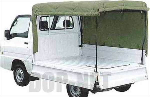 『サンバー』 純正 TW1 TW2 TV1 TV2 TT1 TT2 幌セット（三方開式） 合成帆布 標準ルーフ車用 パーツ スバル純正部品 ホロ トラック幌 sambar オプション アクセサリー 用品