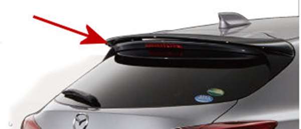 "Axela" Genuine BM5FS Rear Roof Spoiler Parts Mazda Genuine Parts Axela Options Accessories Supplies 