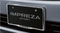 「Impreza」正品 GT3 GT6 GTE GT7 車牌底座 *1 件起 零件正品斯巴魯零件號 車架號 輪圈 車牌 輪圈選項 配件供應