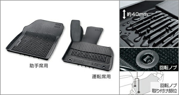『RAV4』 純正 MXAA54 MXAA52 AXAH54 AXAH52 スノーレジャー用マット パーツ トヨタ純正部品 ゴムマット 泥 フロアマット オプション アクセサリー 用品