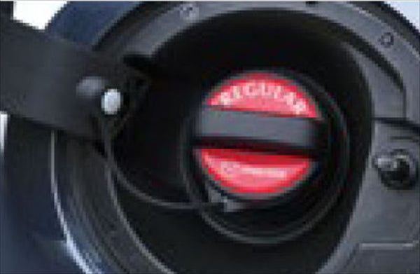 "MX-30" Genuine drej3p Fuel Filler Decal (For Regular: Red) Parts Genuine Mazda Parts Sticker Seal One Point Option Accessory Supplies 