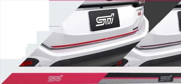 『レヴォーグ』 純正 VN5 VNH STI テールゲートガーニッシュ パーツ スバル純正部品 オプション アクセサリー 用品