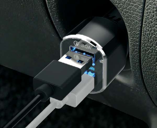 『ランドクルーザー300』 純正 FJA300W VJA300W T-SELECT DC-5.4A-リバーシブルUSB2ポートQC3自動判定 パーツ トヨタ純正部品 オプション アクセサリー 用品