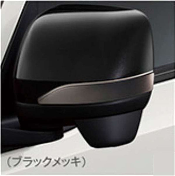 『ハイゼットトラック』 純正 S500P S510P ドアミラーガーニッシュ（ブラックメッキ） パーツ ダイハツ純正部品 ドアミラーカバー サイドミラーカバー オプション アクセサリー 用品