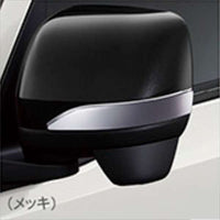 『ハイゼットトラック』 純正 S500P S510P ドアミラーガーニッシュ（メッキ） パーツ ダイハツ純正部品 ドアミラーカバー サイドミラーカバー オプション アクセサリー 用品