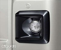 『ハイゼットトラック』 純正 S500P S510P フォグランプベゼル（ガンメタ） パーツ ダイハツ純正部品 フォグライト 補助灯 霧灯 オプション アクセサリー 用品