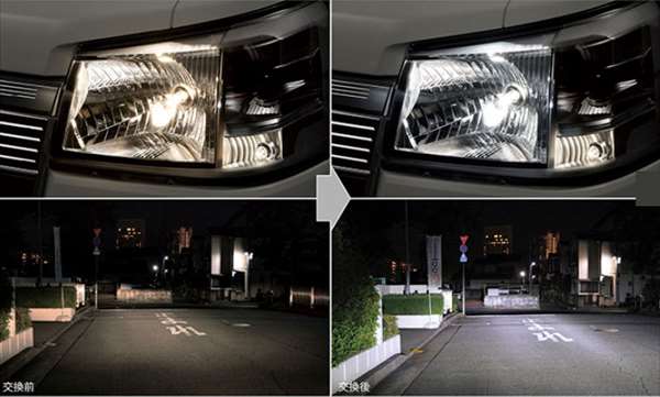 『ハイゼットトラック』 純正 S500P S510P LEDヘッドランプバルブ(H4） ※２個 パーツ ダイハツ純正部品 電球 照明 ライト オプション アクセサリー 用品
