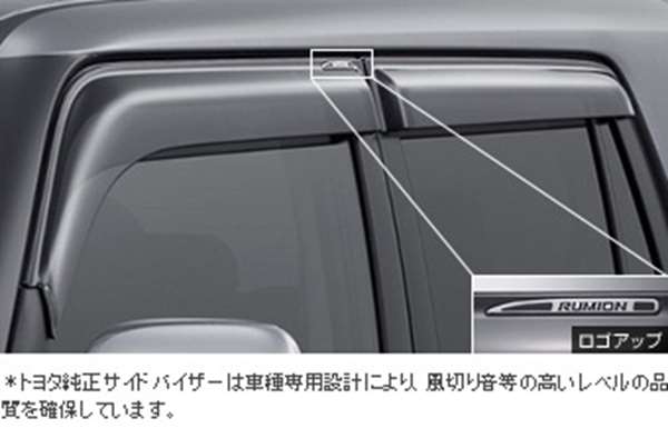 トヨタ サイドバイザーセット 08611-12620