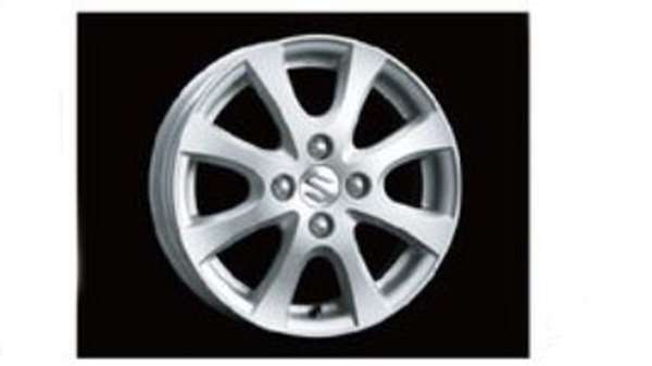「Wagon R」正品 MH55S MH35S 鋁輪（14 吋）銀色 14×4 1/2J *每件零件 正品鈴木零件 可靠的正品產品 選項 配件 耗材