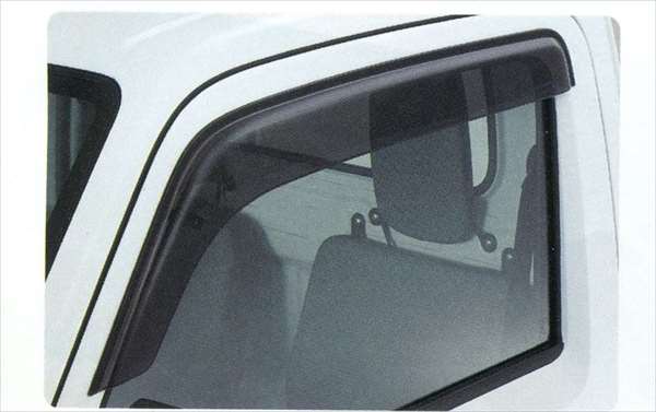 「Carry」正品 DA16T 車門遮陽帽套裝，適用於 1 輛車（2 件） 零件 鈴木正品​​零件 側邊遮陽板 防雨罩 防雨罩 攜帶選項 配件用品